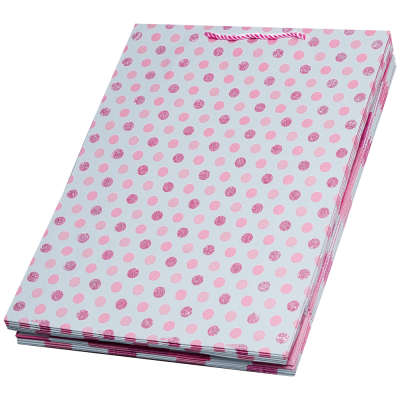 Pungi cadou din carton cu snur 40x31x12 cm 12 buc, Adison